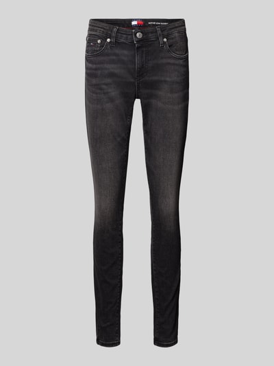 Tommy Jeans Skinny fit jeans van katoenmix, model 'SOPHIE' Zwart - 2