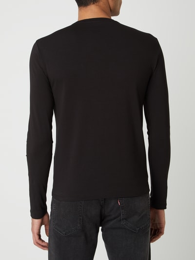 EA7 Emporio Armani Longsleeve mit Logo-Detail (black) online kaufen