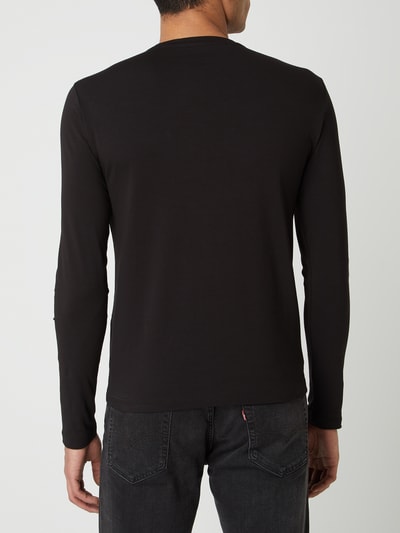 EA7 Emporio Armani Shirt met lange mouwen en logodetail  Zwart - 5