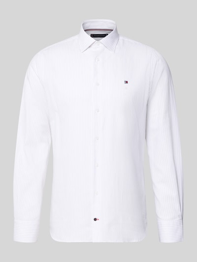 Tommy Hilfiger Regular fit zakelijk overhemd van puur katoen Zand - 2