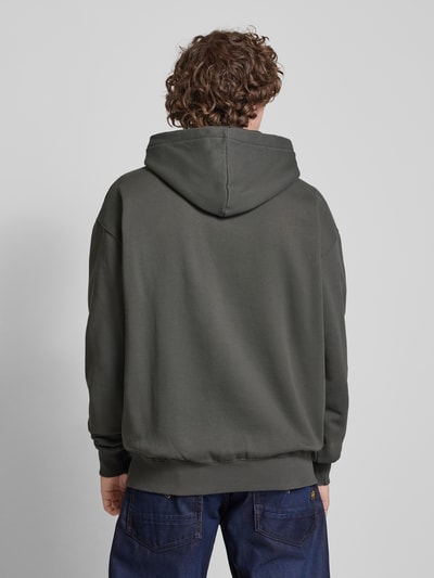 Pegador Oversized Hoodie mit Label-Print Modell 'ALDEN' Anthrazit 5