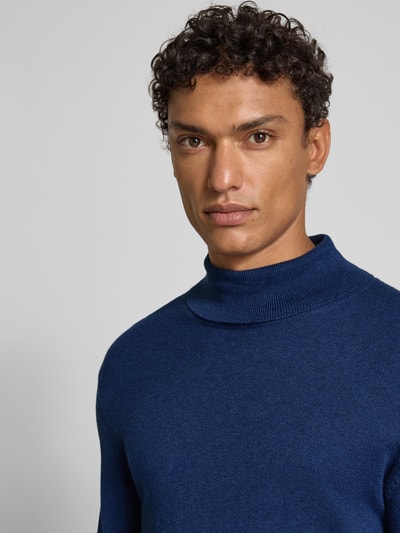 Casual Friday Coltrui met kasjmier Blauw - 3