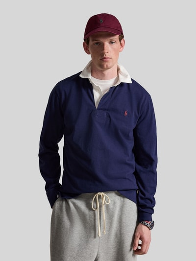Polo Ralph Lauren Regular Fit Poloshirt aus reiner Baumwolle Marine 4