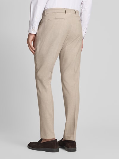 s.Oliver BLACK LABEL Regular Fit Anzughose mit Leinen-Anteil Beige 5