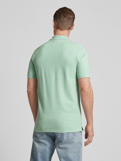 Lyle & Scott Slim fit poloshirt met logopatch Mintgroen - 5