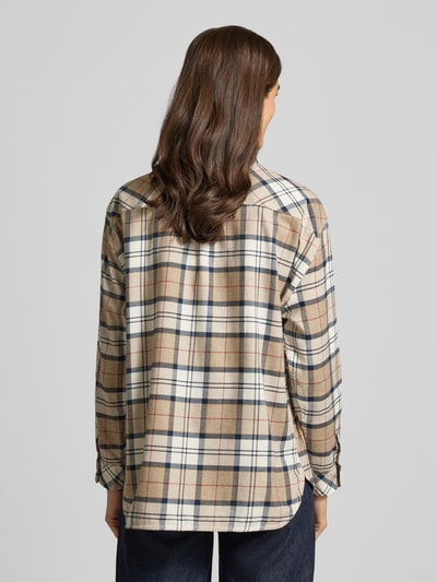 Barbour Relaxed fit overhemdblouse van puur katoen, model 'ELISHAW' Wit - 5