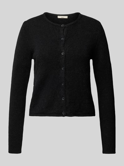 Gina Tricot Strickjacke mit Knopfleiste Black 1