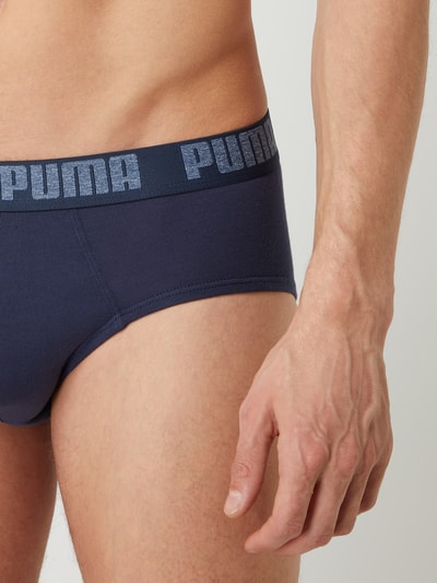 Puma Slip met stretch in set van 2 stuks Blauw gemêleerd - 3