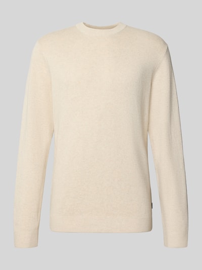 Jack & Jones Premium Strickpullover mit Rundhalsausschnitt Modell 'MILANO' Offwhite 2