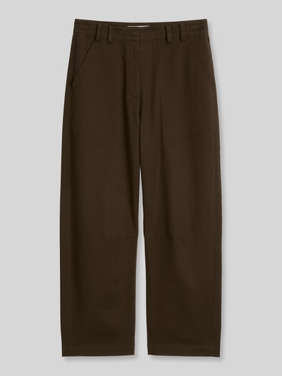 Marc O'Polo Barrel Fit Jeans aus Baumwoll-Mix mit aufgesetzten Taschen Mittelbraun 2