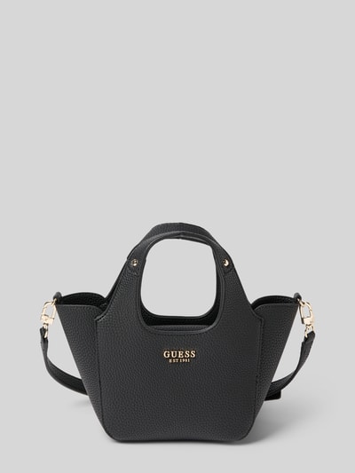 Guess 2-in-1-Handtasche mit Label-Applikation Modell 'CALISTA' Black 2