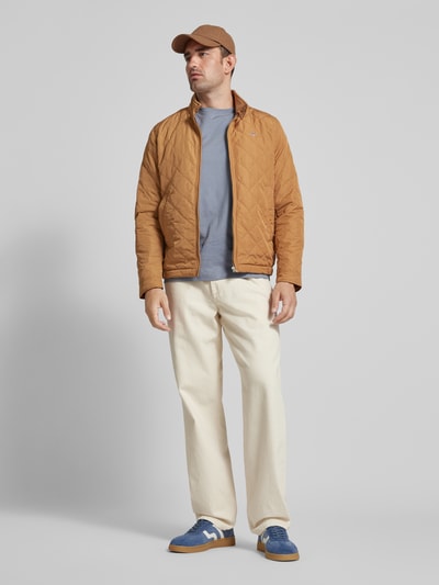 Gant Gewatteerd jack met opstaande kraag, model 'WINDCHEATER' Beige - 1