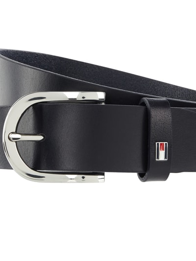 Tommy Hilfiger Leren ceintuur met doornsluiting Donkerblauw - 2