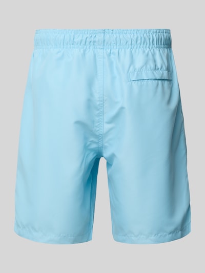 Shiwi Regular fit zwembroek met labelpatch, model 'Mike' Lichtblauw - 3