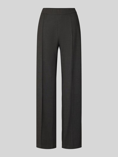 MAC Pantalon met persplooien, model 'Chiara' Antraciet - 2