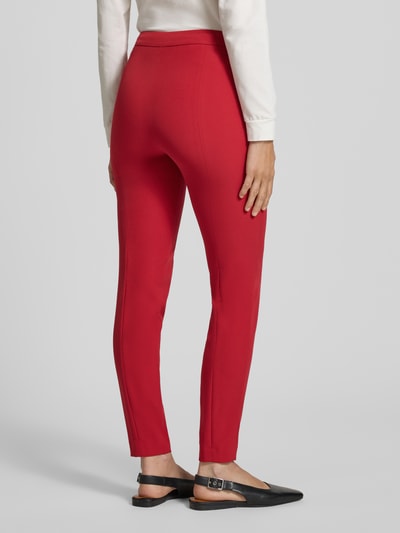 HUGO Slim fit broek met haakjessluiting, model 'HAGONIA-1' Rood - 5