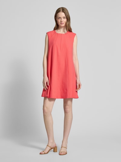 DKNY Minikleid mit Strukturmuster Hellrot 1