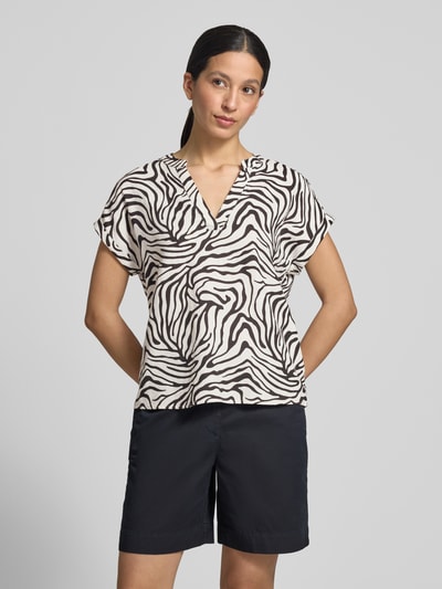 b.young Blusenshirt aus Leinen-Viskose-Mix Modell 'FALAKKA' Black 4