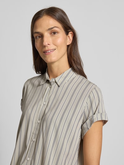 Samsøe Samsøe Regular Fit Bluse mit Knopfleiste Modell 'MAJAN' Lind 3