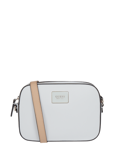 Guess Crossbody Bag mit Logo-Applikation Weiss 2