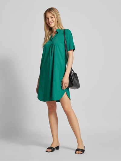 More & More Sukienka koszulowa o długości do kolan w jednolitym kolorze Butelkowy zielony 1