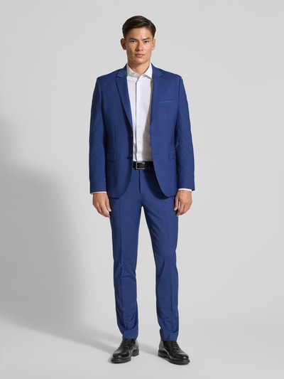 HUGO Slim Fit Anzughose aus Woll-Mix Modell 'HESTEN' Royal 1