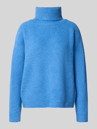More & More Gebreide coltrui Oceaanblauw - 2