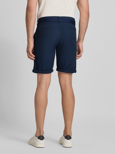 MCNEAL Korte slim fit chino met achterzakken Marineblauw - 5