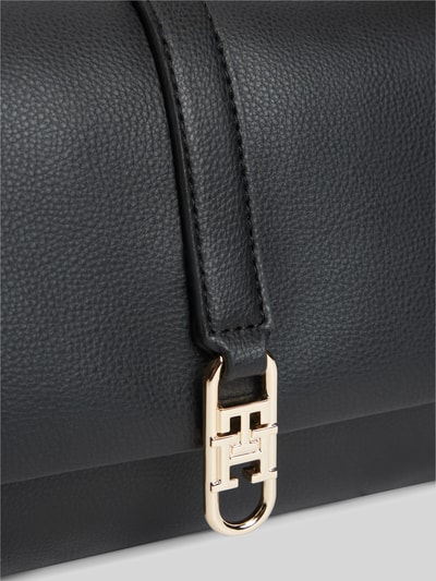 Tommy Hilfiger Henkeltasche mit Logo-Schließe Modell 'TH LIBRE' Black 3