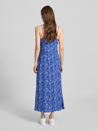 Only A-Linien Midikleid aus reiner Viskose Modell 'NOVA' Blau 5