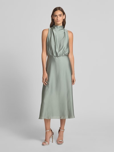 Swing Midikleid mit Nahtreißverschluss Lind 4