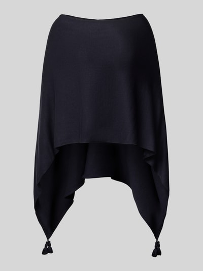 comma Poncho mit U-Boot-Ausschnitt Dunkelblau 2