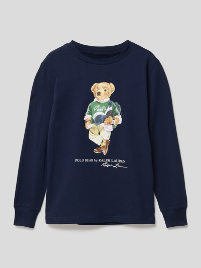 Polo Ralph Lauren Kids Bluzka z długim rękawem z nadrukowanym motywem Granatowy 1