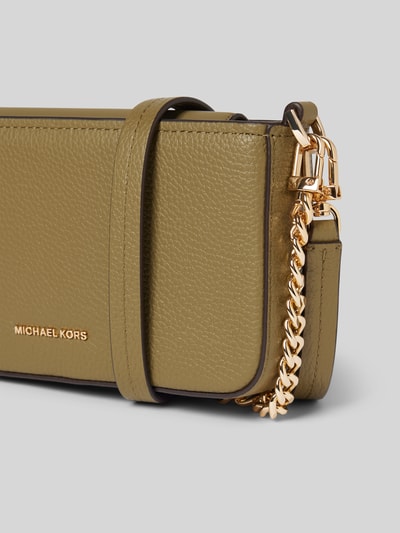 MICHAEL Michael Kors Handtasche mit Label-Applikation Modell 'BRYANT' Khaki 3