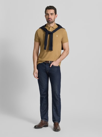 Polo Ralph Lauren Poloshirt mit Label-Stitching Senf 1