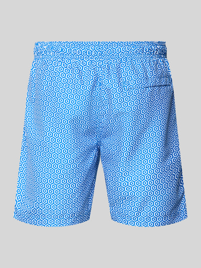 Shiwi Regular Fit Badehose mit Label-Patch Modell 'Mike' Royal 3