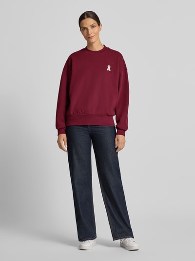 ARMEDANGELS Oversized Sweatshirt aus reiner Baumwolle Modell 'ALIZAA' Bordeaux 1