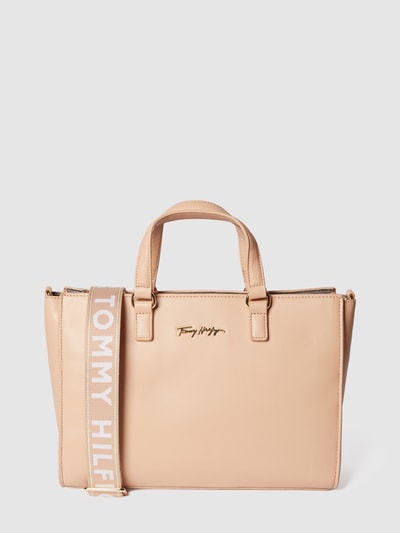 Tommy Hilfiger Handtasche mit Label-Applikation Sand 2