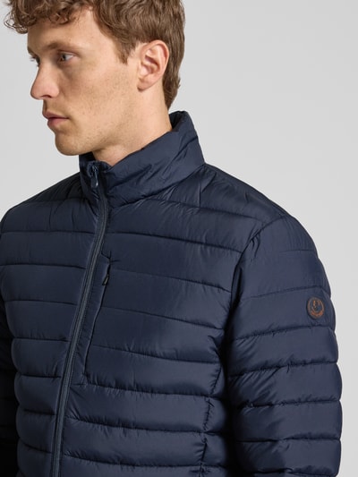 SAVE THE DUCK Kurtka pikowana z zamkiem błyskawicznym dwustronnym model ‘ERION’ Granatowy 3