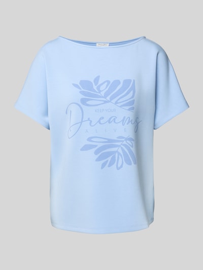 Christian Berg Woman T-Shirt mit Rundhalsausschnitt Bleu 2