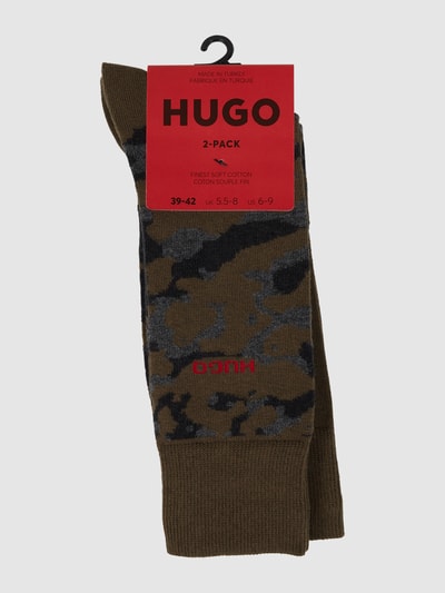 HUGO Socken im 2er-Pack Oliv 2