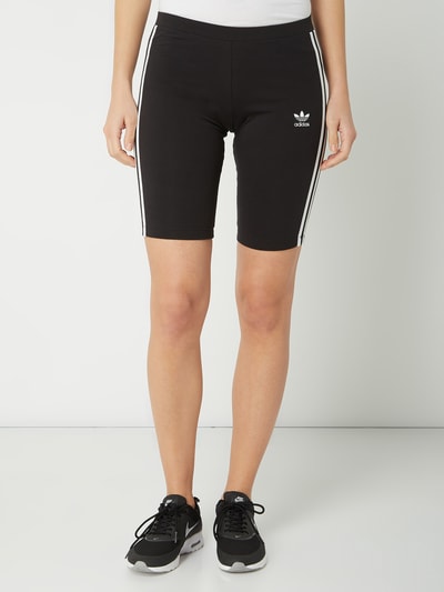 adidas Originals Shorts mit Logo-Streifen  Black 4