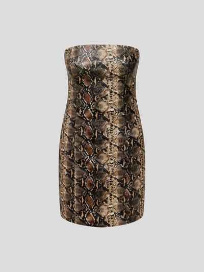 ROTATE BIRGER CHRISTENSEN Minikleid in Reptil-Optik Schwarz 2