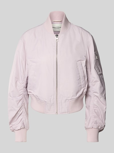 Marc O'Polo Relaxed Fit Bomberjacke mit gerippten Abschlüssen Lavender 2
