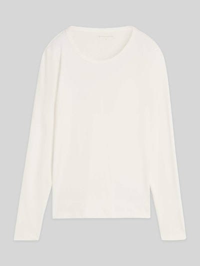 Tom Tailor Regular fit shirt met lange mouwen van puur katoen Wit - 2
