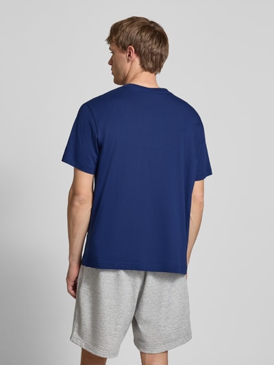 CHAMPION T-shirt met labelstitching, model 'ICONS' Marineblauw - 5