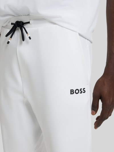BOSS Green Regular fit joggingbroek met warmteregulering, model 'HICON TOC' Wit - 3
