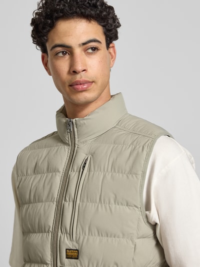 G-Star RAW Regular Fit Weste in Stepp-Optik Modell 'Foundation' Sand 3