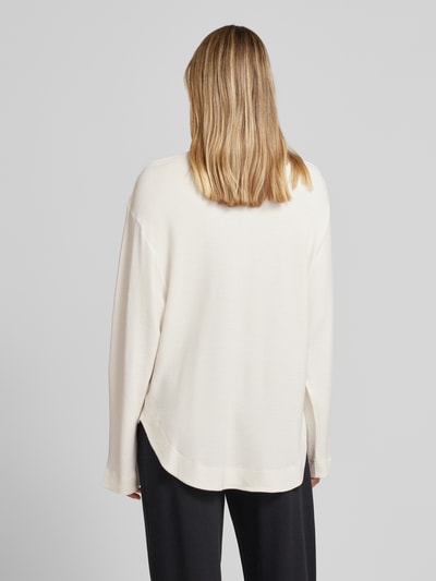 BOSS Oversized Sweatshirt mit Label-Stitching Modell 'OTTOMAN' Offwhite 5