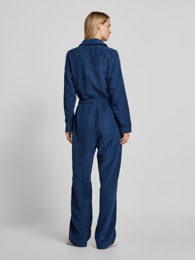 LOLLYS LAUNDRY Jumpsuit met kentkraag, model 'Aberdeen' Bleu - 5